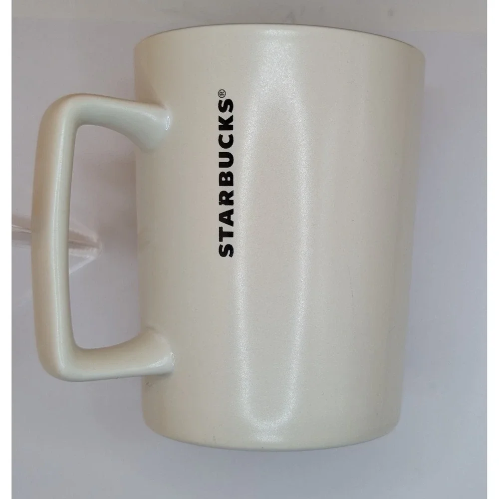 Starbucks 2017 Mosaic Polar Bear Coffee Mug 12oz Cup